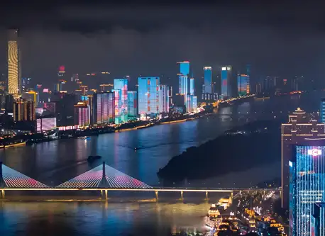 橘子洲湘江夜游区